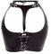 Lingerie Sexy européenne et américaine, Cuir élastique, Jupe Fesses Courtes en Simili Cuir, Jupe Fesses serrées (Noir)