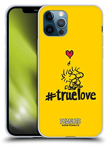 Head Case Designs Offiziell Offizielle Peanuts Woodstock Wahre Liebe Versiegelt Mit Einem Kuss Soft Gel Handyhülle Hülle kompatibel mit Apple iPhone 12 / iPhone 12 Pro