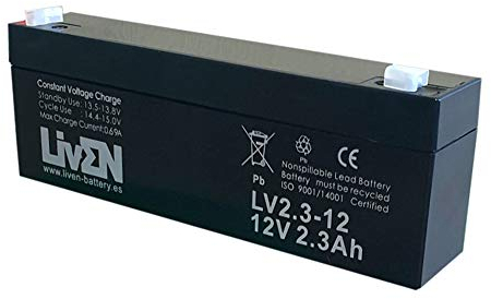 AGM LIVEN LV2.3-12 12V 2.3Ah C-20 wartungsfrei - Sicherheitsausrüstung / medizinische Geräte / USV / Kommunikation / Notfall