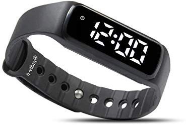 e-vibra Töpfchen-Trainingsuhr - Silent Vibrating Alarm Reminder Watch für Jungen/Mädchen - mit Timer und 12 täglichen Alarmen (Black)