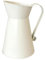 Ruluti Crème Vintage Grand Shabby Chic Vase Pichet Jug Mariage Décoration D'intérieur