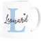 SpecialMe® Kaffeetasse mit Namen Anfangsbuchstabe Initiale Herz personalisierte Geschenke Jungen weiß Keramik-Tasse