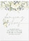 Wedding Dancing Shoes Sign for Flip Flops in Green & Cream Florals (FC8) (A4)
