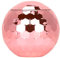 Disco Cup, Disco Ball Tumbler with Lid and Straw, 600ml Disco Flash Ball Cocktail Tumbler Cute Wine Glass Drinking Glass Party Wine Cups(Rose Gold)