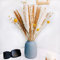Pampasgras Trockenblumen Deko,40 Stück Natürliche Flauschige Pampasgras Getrocknete Set, Getrocknete Blumen für Boho Deko Wohnzimmer Tischdeko Flur Schlafzimmer Hochzeit Trockenblumenstrauß (Style 5)