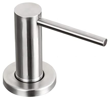 Maizoon Sink Seifenspender Edelstahl Küche und Bad Hardware Presse Typ Seifenspender Arbeitsplatte Pumpe Handlotion in Flasche eingebaut Multifunktionale Verwendung Langlebig 500ML