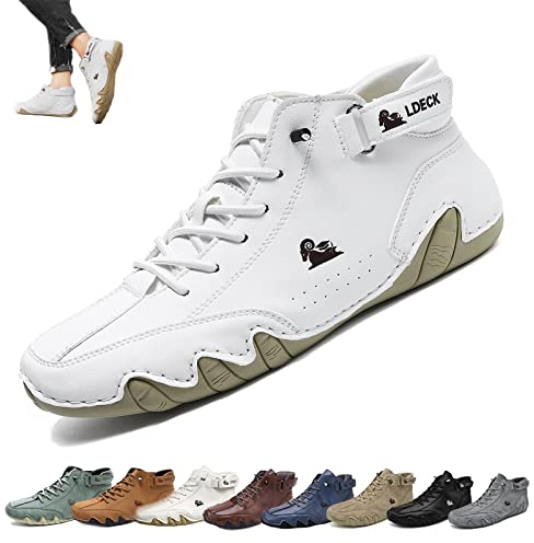 Stivali Alti In Pelle Scamosciata Fatti A Mano Italiani, Beck Scarpe Uomo Impermeabili, All'aperto Antiscivolo Leggeri Traspiranti Tutte Le Stagioni Scarpe Casual Uomo, Stivali Chukka