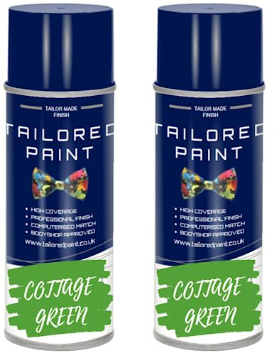 Tailored Paint Dead Plant Reviver Aerosol Paint Green Foliage - Gives Dead Shrubs, Hedges, Boxes a Second Life (2, Country Cottage Green)