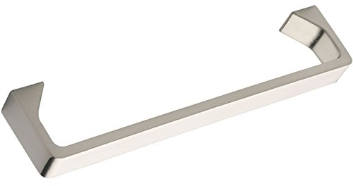 FURNIPART Möbelgriff Cargo LA160 - Möbelgriff quadratisch - ideal als Kommodengriff, Zinkdruckguss Edelstahl Effekt