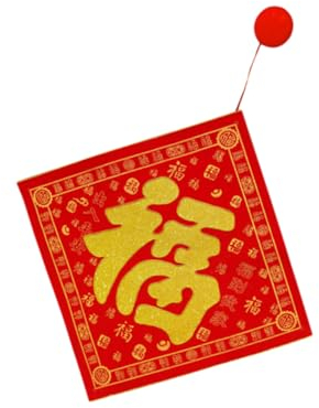 Mikikit fu zi Mondneujahrsparty weihnachtliches Sauglicht Glückspilz hängende Lichter frühlingsfest hängeleuchte Lichter des Frühlingsfestes LED Dekorative Lichter Aufkleber Hängelampe