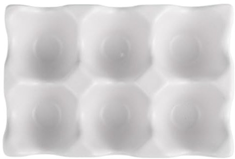 GOSIA Forniture da cucina Vassoio per uova Porta Uova Forniture per la tavola Vassoio per uova in ceramica per uso domestico Vassoio
