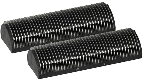 vhbw 2x Klingenblock kompatibel mit Braun SM3 Rasierer Schwarz Silber