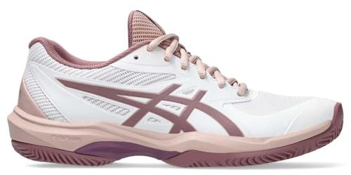 ASICS Damen Game Ff Padel Sneaker, Weiss Lila Oxid, 44 EU