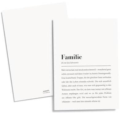 aemmi Familie Definition Postkarte