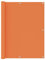 ShGaxin Sonnensegel für Balkon, Oxford-Gewebe, Orange, 120 x 400 cm, Seitenmarkise, Gartenmarkise, Pergola-Markise, Markise für den Außenbereich, Markisen für Terrassen im Freien - 135053