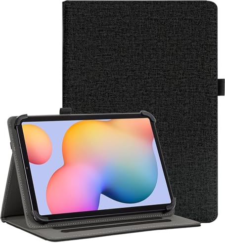 Vakarey Housse Tablette 13 Pouces Universelle pour DOOGEE U12/U13/T36/Teclast T60 Pro/ArtPad Pro 12 Pouces Coque,Black