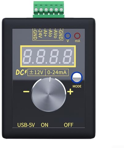 SG-002 Generatore di segnale digitale di tensione e corrente 4-20mA 0-10V di uscita, tester elettrico portatile per debug in loco, batteria al litio o alimentazione USB/DC (con batteria)