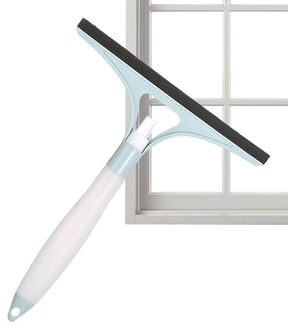 Fensterreinigungs-Tool,mit Sprühflasche, handlich und tragbar,Fensterreinigungs-Abzieher Glasreiniger - Für Windschutzscheibe, Haushalt, Zuhause, Wohnung, Dusche, Küche, Tür, Spiegel, Fliesen, Arbeits