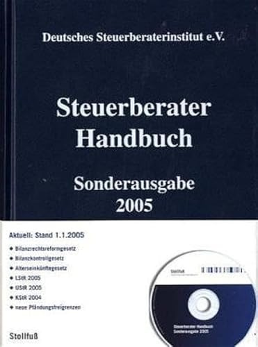 Steuerberater Handbuch 2004/05: Mit begleitender Software (Steuerberater Handbücher)