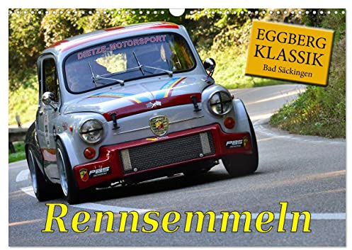Rennsemmeln (Wandkalender 2026 DIN A3 quer), CALVENDO Monatskalender: Die Kleinen am Berg - ganz vorne mit dabei (CALVENDO Mobilitaet)