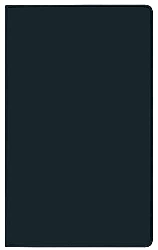 Taschenkalender Modus XL geheftet PVC schwarz 2025: Terminplaner mit Wochenkalendarium. Buchkalender - wiederverwendbar. 1 Woche 2 Seiten. 8,7 x 15,3 cm