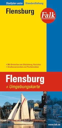 Falk Stadtplan Extra Standardfaltung Flensburg