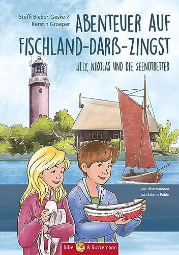 Abenteuer auf Fischland-Darß-Zingst - Lilly, Nikolas und die Seenotretter: Ostsee Kinderkrimi, Ferienabenteuer und Reiseführer für Kinder für die ... Klockenhagen, Rövershagen (Lilly und Nikolas)