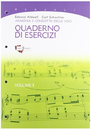 Armonia e condotta delle voci. Quaderno di esercizi: 1: Vol. 1