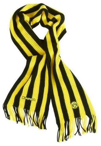 Kappa Damen BVB Fanschal Spare Time, Black, 401333