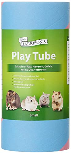 Walter Harrison's Small Animal Portable Play Tube, 6.2 cm Small | Interactive Exercise Tunnel for Gerbils, Rats, Hamsters & Mice, Durable Design, Lightweight & Portable, Comfortable Hideaway