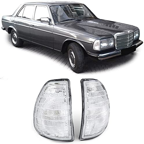 Weisse Blinker Set Links Rechts für Mercedes W123 C123 S123 76-85