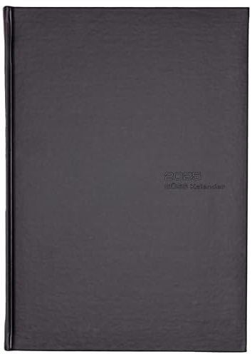 Buchkalender A4 1T=1S schwarz GÜSS 58990 21x30cm 1St.E.
