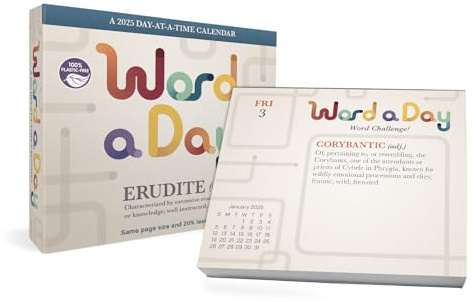 2025 Word-a-Day Day-at-a-Time Box Calendar