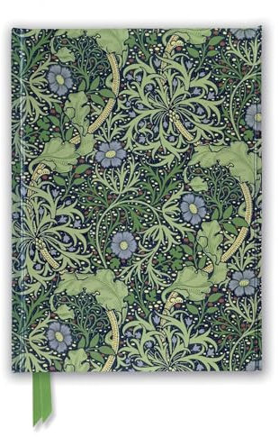 Premium Notizbuch DIN A5: William Morris, Meeresalgen: Unser hochwertiges, liniertes Blankbook mit festem, künstlerisch geprägtem Einband und ... Notizbuch DIN A 5 mit Magnetverschluss)