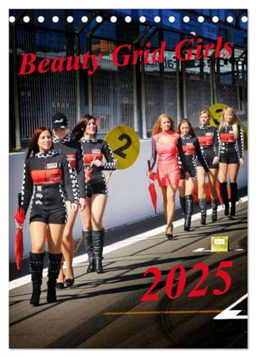 Beauty Grid Girls (Tischkalender 2025 DIN A5 hoch), CALVENDO Monatskalender