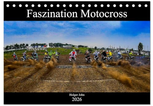 Blickpunkte Motocross (Tischkalender 2026 DIN A5 quer), CALVENDO Monatskalender: Die faszinierende Extremsportart Motocross in all seinen Facetten (CALVENDO Sport)