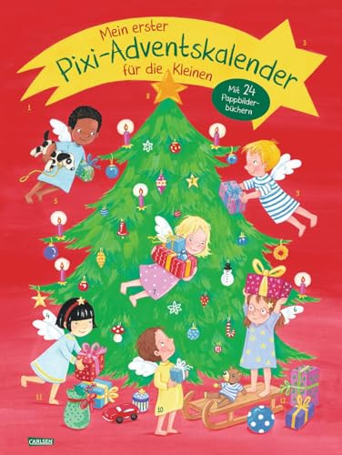 Mein erster Pixi-Adventskalender für die Kleinen – mit 24 Pappbilderbüchern – 2026: Kurze Weihnachtsgeschichten für Kleinkinder ab 18 Monaten zum Vorlesen