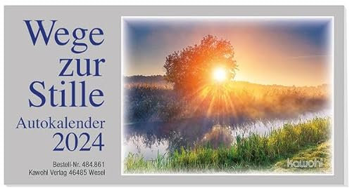 Wege zur Stille 2024: Autokalender mit Psalmworten und Farbfotos
