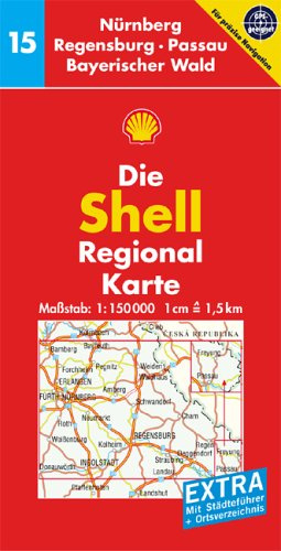 Nürnberg, Regensburg, Passau, Bayerischer Wald: 1:150000; GPS-geeignet: Mit Städteführer und Ortsverzeichnis. GPS-geeignet