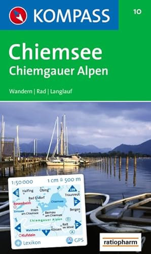 Chiemsee, Chiemgauer Alpen: Wandern / Rad / Langlauf. GPS-genau. 1:50.000