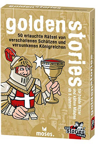 moses. black stories Junior golden stories | 50 erlauchte Rätsel | Das Rätsel Kartenspiel für Kinder
