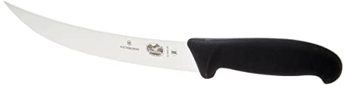 Victorinox V5.7203.20 CUCHILLO CARNICERO Curvo, 20 CM Negro, Metallo, Nero, Madiano