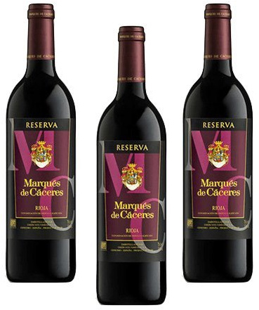 Marques de Caceres Reserva - Red Wine- 3 Bottles Case