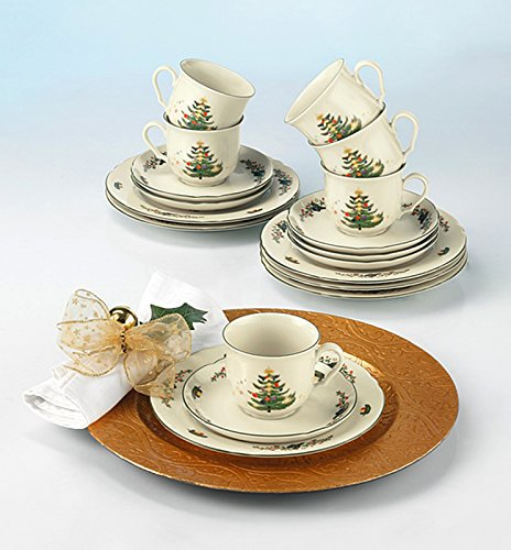 Seltmann Weiden 001.716497 Kaffeeservice - Marieluise Weihnachten - Porzellan - 18-TLG.