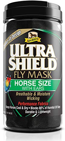 Absorbine Maske Ultrashield Fly with Ears - Pferd - Clear, Unisex, ABS0220