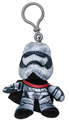 Joy Toy - 1500534 - Porte-Clés en Peluche - Captain Phasma - 8 cm
