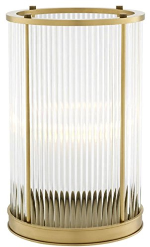 Casa Padrino Luxus Kerzenleuchter Antik Messing 20 x H. 32 cm - Hotel Restaurant Accessoires