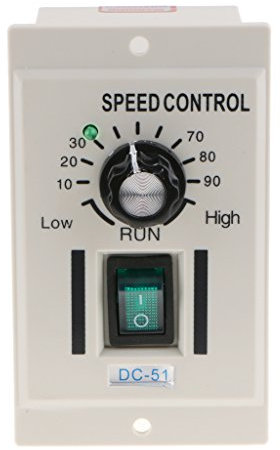 Homyl Variateur Régulateur Contrôleur Tension Gradateur Moteur Vitesse 500W AC 220V Singel DC 0 à 220V