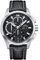 DELMA - Herren-Chronograph Analog Automatik Leder schwarz - 407107