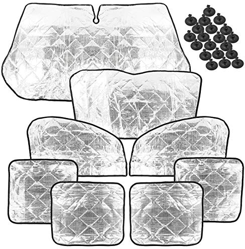 deiwo Thermomatte komplett Set zu verwenden mit VW Caddy 2K 2003-2015 8-TLG Isoliermatte